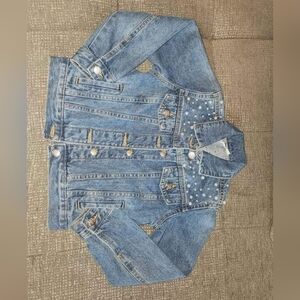 Davids Bridal Flower girl denim Jacket